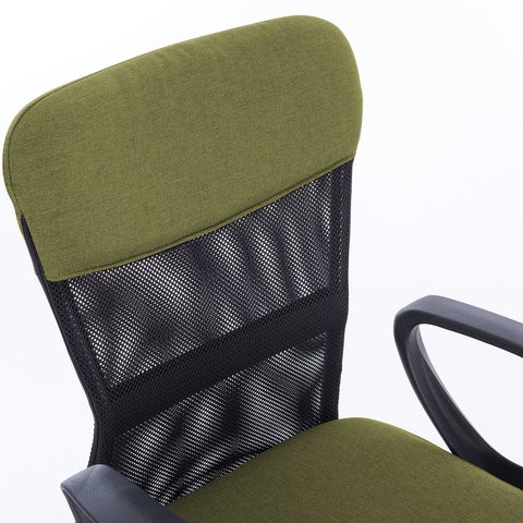 Офисное кресло Brabix Jet MG-315 (с подлокотниками, зеленое) в Магадане - изображение 4