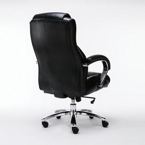Кресло компьютерное Brabix Premium Status HD-003 (рециклированная кожа, хром, черное) в Магадане - предосмотр 2