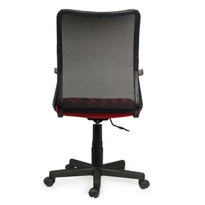 Компьютерное кресло Brabix Spring MG-307 (с подлокотниками, комбинированное красное/черное TW) в Магадане - предосмотр 3