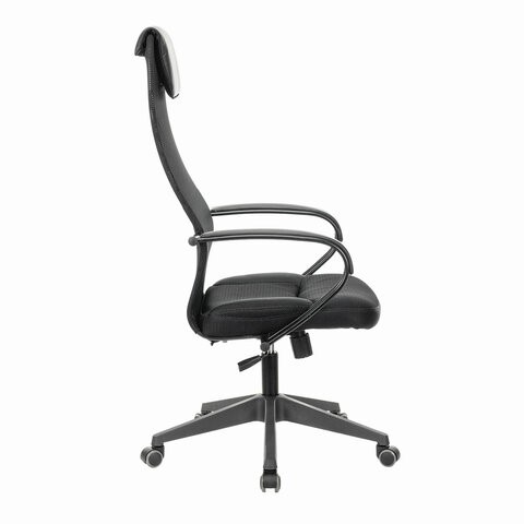 Компьютерное кресло Brabix Premium Stalker EX-608 PL (ткань-сетка/кожзам, черное) 532090 в Магадане - изображение 2