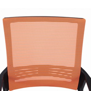 Кресло компьютерное Brabix Balance MG-320 (с подлокотниками, комбинированное черное/оранжевое) в Магадане - предосмотр 4