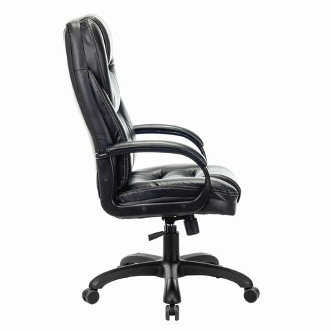 Кресло Brabix Premium Nord EX-590 (черный пластик, экокожа, черное) 532097 в Магадане - изображение 2
