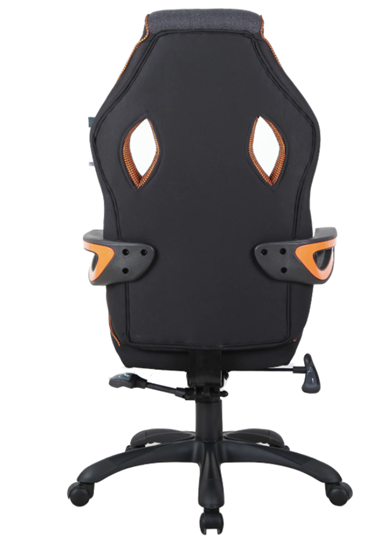 Кресло офисное Brabix Techno Pro GM-003 (ткань, черное/серое, вставки оранжевые) в Магадане - изображение 4