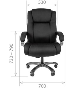 Кресло CHAIRMAN 410 Акриловая ткань SX Черный в Магадане - предосмотр 1