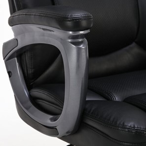 Офисное кресло Brabix Premium Favorite EX-577 (пружинный блок, рециклированная кожа, черное) 531934 в Магадане - предосмотр 9