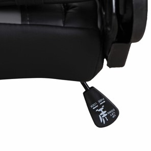 Кресло офисное Brabix GT Racer GM-100 (две подушки, экокожа, черное/серое) 531926 в Магадане - предосмотр 11