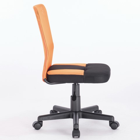 Кресло Brabix Smart MG-313 (без подлокотников, комбинированное, черное/оранжевое) в Магадане - изображение 2