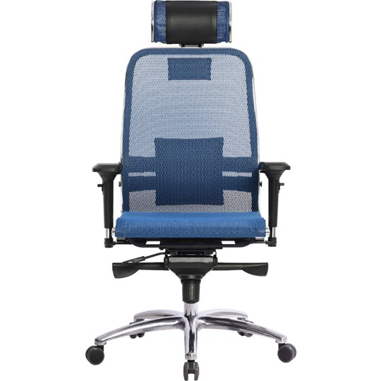Кресло офисное Samurai S-3.04, синий в Магадане - изображение 1