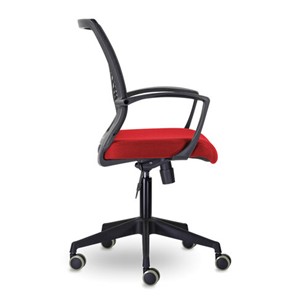 Компьютерное кресло Brabix Wings MG-309 (пластик черный, сетка, черное/красное) 532014 в Магадане - предосмотр 1