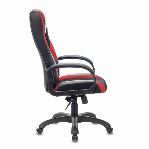 Компьютерное кресло Brabix Premium Rapid GM-102 (экокожа/ткань, черное/красное) 532107 в Магадане - изображение 1