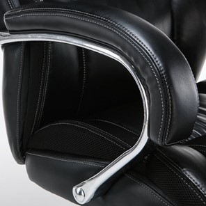 Кресло компьютерное Brabix Premium Status HD-003 (рециклированная кожа, хром, черное) в Магадане - предосмотр 7