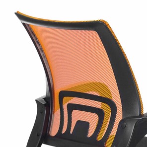 Компьютерное кресло Brabix Fly MG-396 (с подлокотниками, сетка, оранжевое/черное) в Магадане - предосмотр 6