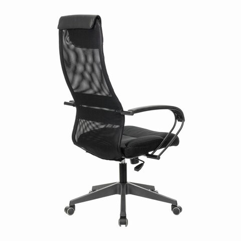 Компьютерное кресло Brabix Premium Stalker EX-608 PL (ткань-сетка/кожзам, черное) 532090 в Магадане - изображение 3