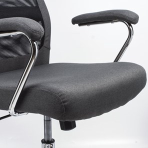 Офисное кресло Brabix Flight EX-540 (хром, ткань, сетка, серое) 531848 в Магадане - предосмотр 7