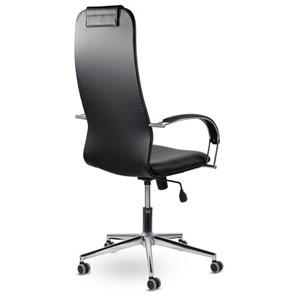 Кресло Brabix Premium Pilot EX-610 CH (хром, кожзам, черное) в Магадане - предосмотр 3