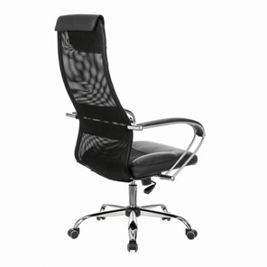 Компьютерное кресло Brabix Premium Stalker EX-608 CH (хром, ткань-сетка/кожзам, черное) 532091 в Магадане - предосмотр 9