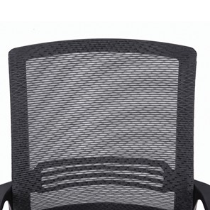 Кресло компьютерное Brabix Daily MG-317 (с подлокотниками, хром, черное) 531833 в Магадане - предосмотр 4