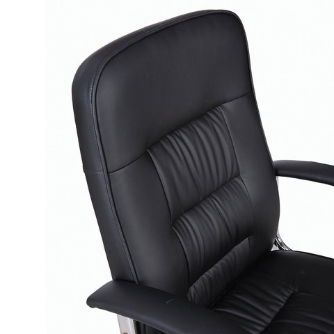 Кресло компьютерное Brabix Bit EX-550 (хром, экокожа, черное) 531838 в Магадане - изображение 5