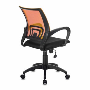 Компьютерное кресло Brabix Fly MG-396 (с подлокотниками, сетка, оранжевое/черное) в Магадане - предосмотр 2