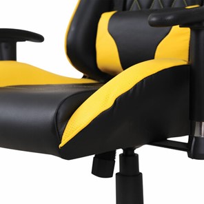 Кресло компьютерное Brabix GT Master GM-110 (две подушки, экокожа, черное/желтое) в Магадане - предосмотр 10