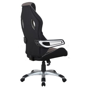 Компьютерное кресло Brabix Techno GM-002 (ткань, черное/серое, вставки белые) в Магадане - предосмотр 2