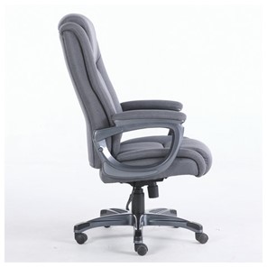 Кресло офисное Brabix Premium Solid HD-005 (ткань, серое) 531823 в Магадане - предосмотр 1