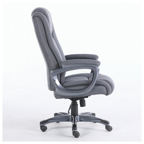 Кресло офисное Brabix Premium Solid HD-005 (ткань, серое) 531823 в Магадане - изображение 1