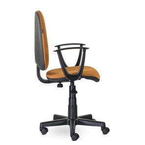 Компьютерное кресло Brabix Prestige Start MG-312 (эргономичная спинка, ткань, оранжевое) в Магадане - предосмотр 1