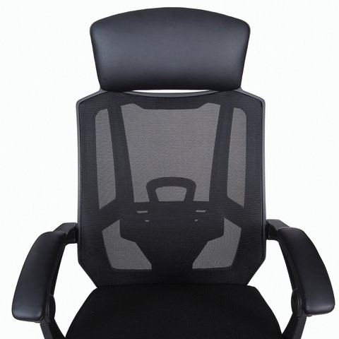 Компьютерное кресло Brabix Nexus ER-401 (с подлокотниками, черное) 531835 в Магадане - изображение 8