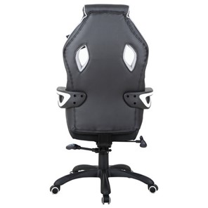 Кресло компьютерное Brabix Techno Pro GM-003 (экокожа, черное/серое, вставки серые) в Магадане - предосмотр 5