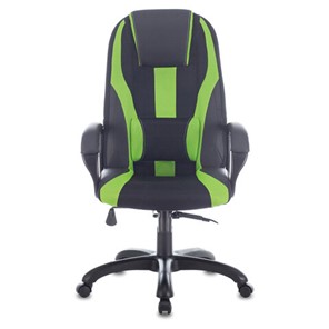 Компьютерное кресло Brabix Premium Rapid GM-102 (экокожа/ткань, черное/зеленое) в Магадане - предосмотр 3