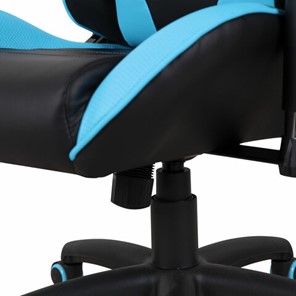 Кресло компьютерное Brabix GT Master GM-110 (две подушки, экокожа, черное/голубое) 531928 в Магадане - предосмотр 10