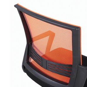 Кресло компьютерное Brabix Balance MG-320 (с подлокотниками, комбинированное черное/оранжевое) в Магадане - предосмотр 8