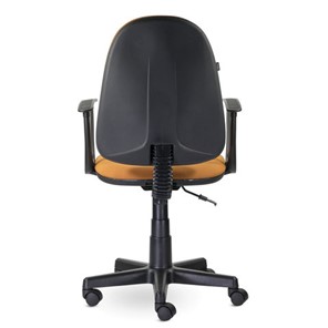 Компьютерное кресло Brabix Prestige Start MG-312 (эргономичная спинка, ткань, оранжевое) в Магадане - предосмотр 3