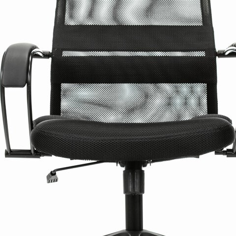 Компьютерное кресло Brabix Premium Stalker EX-608 PL (ткань-сетка/кожзам, черное) 532090 в Магадане - изображение 10