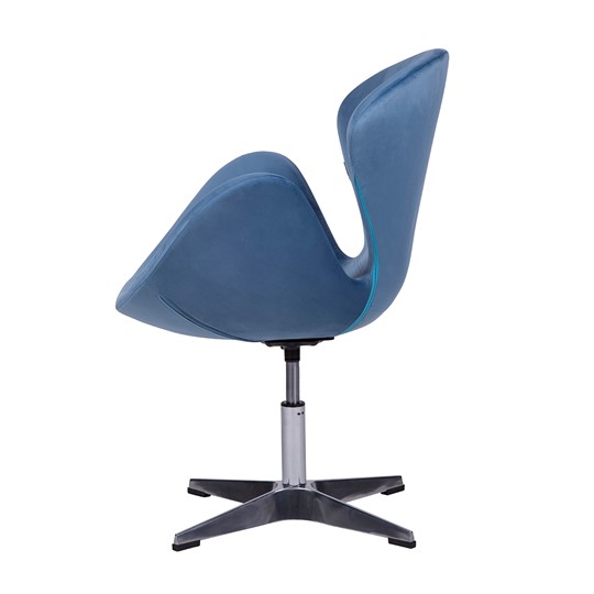 Компьютерное кресло Беннет-2, Микровелюр голубой в Магадане - изображение 2