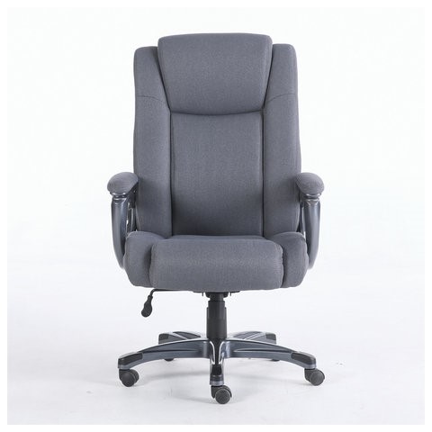 Кресло офисное Brabix Premium Solid HD-005 (ткань, серое) 531823 в Магадане - изображение 2