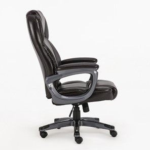 Офисное кресло Brabix Premium Favorite EX-577 (пружинный блок, рециклир. кожа, коричневое) 531936 в Магадане - предосмотр 1