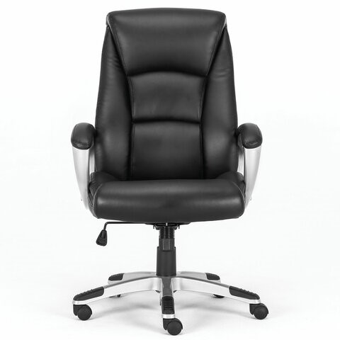 Кресло Brabix Premium Grand EX-501 (рециклированная кожа, черное) 531950 в Магадане - изображение 4