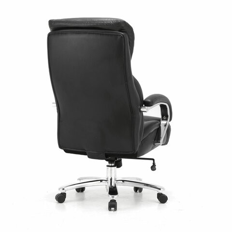 Кресло офисное Brabix Premium Pride HD-100 (натуральная кожа, черное) в Магадане - изображение 2