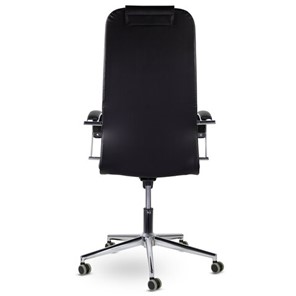 Кресло Brabix Premium Pilot EX-610 CH (хром, кожзам, черное) в Магадане - предосмотр 4