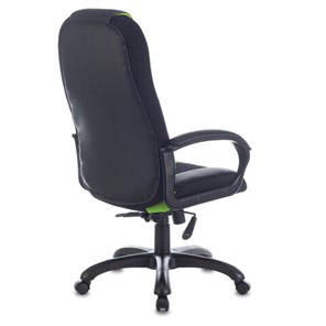 Компьютерное кресло Brabix Premium Rapid GM-102 (экокожа/ткань, черное/зеленое) в Магадане - предосмотр 2
