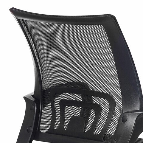 Кресло компьютерное Brabix Fly MG-396 (с подлокотниками, сетка, черное) в Магадане - изображение 6