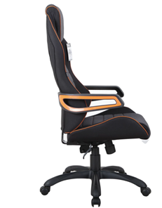 Кресло офисное Brabix Techno Pro GM-003 (ткань, черное/серое, вставки оранжевые) в Магадане - предосмотр 2