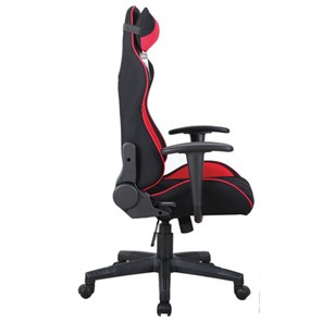 Офисное кресло Brabix GT Racer GM-100 (подушка, ткань, черное/красное) 531820 в Магадане - предосмотр 2