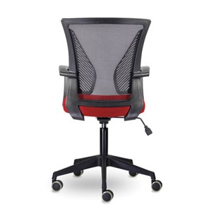 Компьютерное кресло Brabix Wings MG-309 (пластик черный, сетка, черное/красное) 532014 в Магадане - предосмотр 3