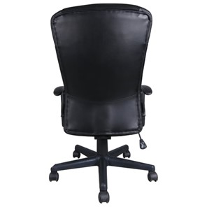 Офисное кресло Brabix Optima MG-370 (с подлокотниками, экокожа/ткань, черное) 531580 в Магадане - предосмотр 2