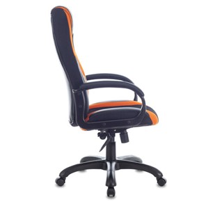 Компьютерное кресло Brabix Premium Rapid GM-102 (экокожа/ткань, черно/оранжевое) в Магадане - предосмотр 1