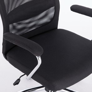 Офисное кресло Brabix Flight EX-540 (хром, ткань, сетка, черное) 531847 в Магадане - предосмотр 5