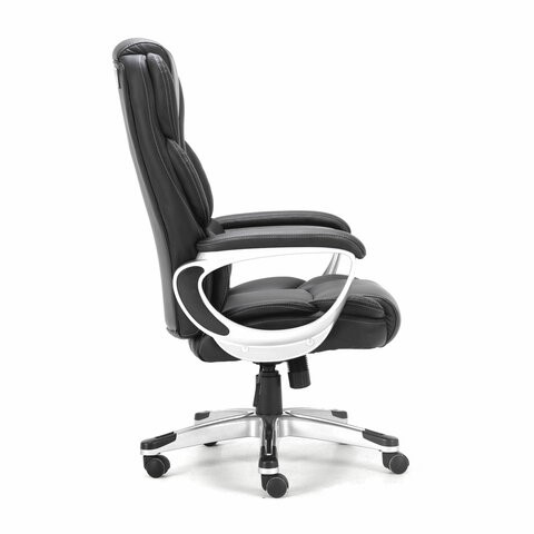 Кресло компьютерное Brabix Premium Rest EX-555 (пружинный блок, экокожа, черное) 531938 в Магадане - изображение 1